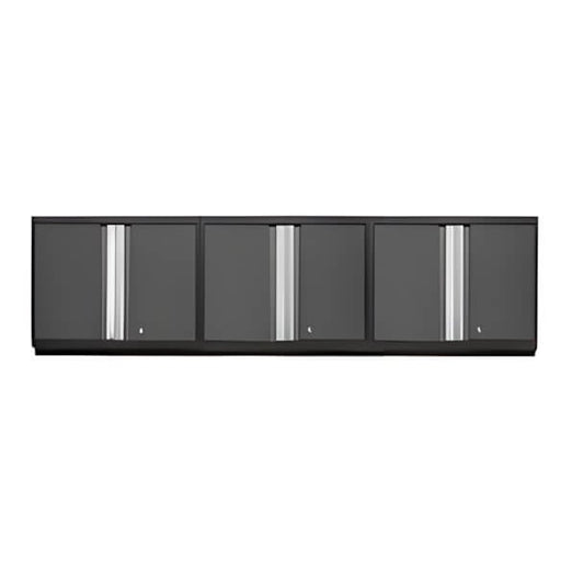 NewAge Garage Cabinets 3 x PRO Series Grey Wall Cabinets-52000-3-Garage Giant