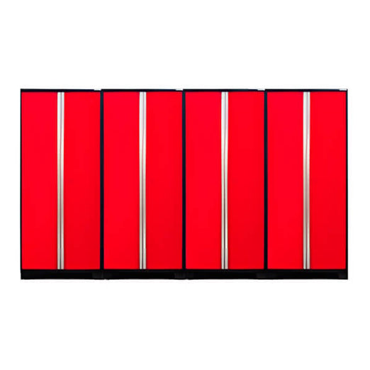 NewAge Garage Cabinets 4 x PRO Series Red Multi-Use Lockers-52205-4-Garage Giant