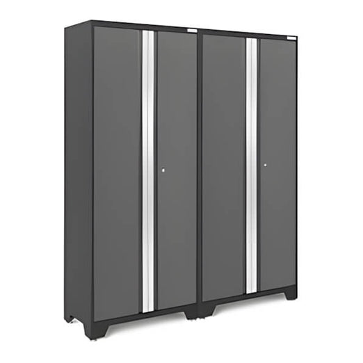 NewAge Garage Cabinets 2 x BOLD Series Grey Lockers-50004-2-Garage Giant