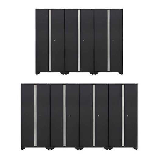 NewAge Garage Cabinets 7 x BOLD Series Grey Lockers-50004-7-Garage Giant