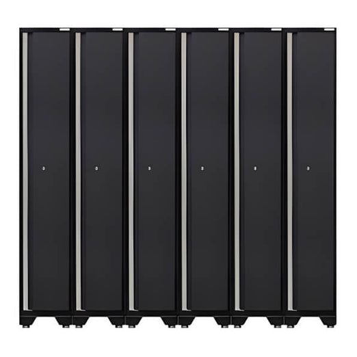 NewAge Garage Cabinets 6 x PRO Series Grey Sports Lockers-52006-6-Garage Giant