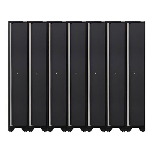 NewAge Garage Cabinets 7 x PRO Series Grey Sports Lockers-52006-7-Garage Giant