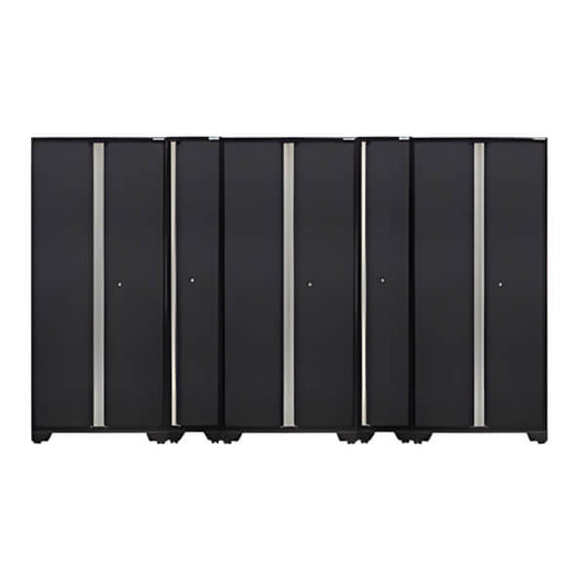 NewAge Garage Cabinets - PRO Series Grey 3 x Multi-Use Lockers and 2 x Sports Lockers Set