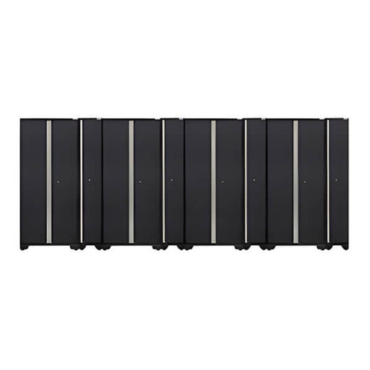 NewAge Garage Cabinets - PRO Series Grey 4 x Multi-Use Lockers and 4 x Sports Lockers Set