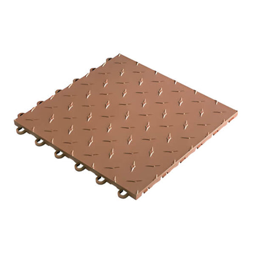 Speedway Tile 12 x 12-Inch Brown Garage Floor Tile (50 Pack)-SPEED-DMD-CB-50-Garage Giant