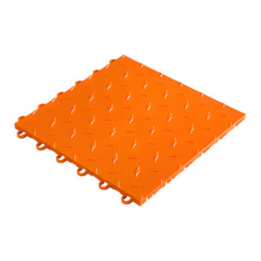 Speedway Tile 12 x 12-Inch Orange Garage Floor Tile (50 Pack)-SPEED-DMD-TO-50-Garage Giant