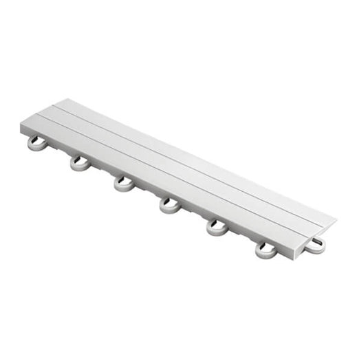 Speedway Tile Silver Garage Floor Tile Ramp - Looped (10 Pack)-SPEED-LOP-PS-10-Garage Giant