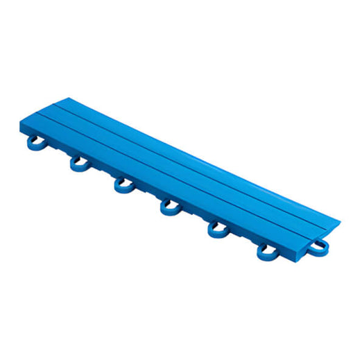 Speedway Tile Blue Garage Floor Tile Ramp - Looped (10 Pack)-SPEED-LOP-RB-10-Garage Giant