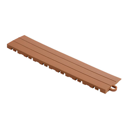 Speedway Tile Brown Garage Floor Tile Ramp - Pegged (10 Pack)-SPEED-PEG-CB-10-Garage Giant