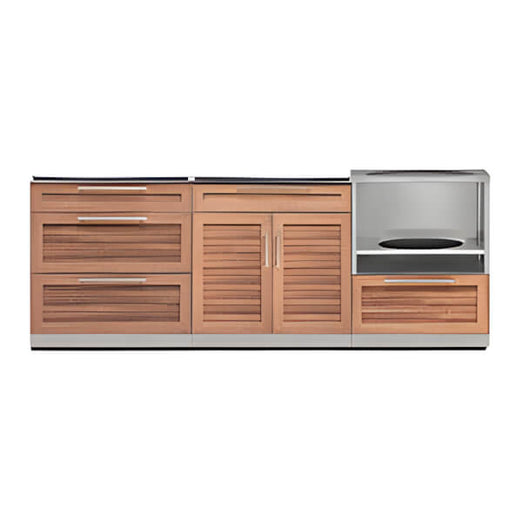 NewAge Outdoor Kitchens Grove 3-Piece Outdoor Kitchen Set (No Countertop)-66602-Garage Giant