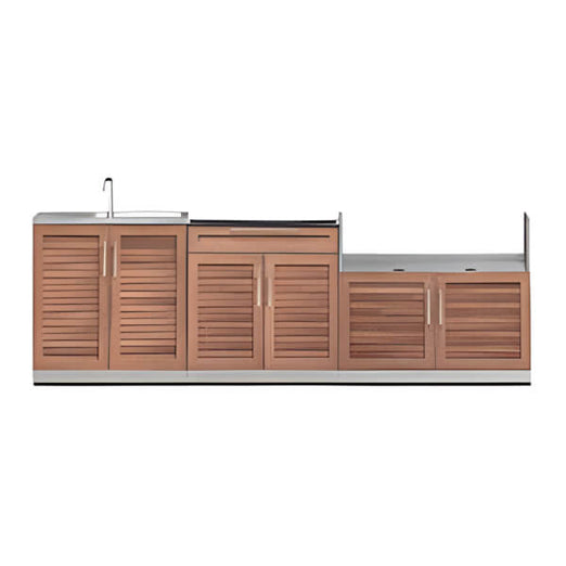NewAge Outdoor Kitchens Grove 3-Piece Outdoor Kitchen Set (No Countertop)-66719-Garage Giant