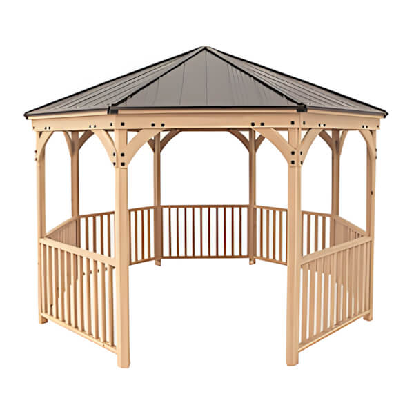 Yardistry Meridian Octagon Gazebo-YM11924-Garage Giant