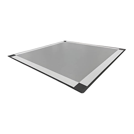 Speedway Tile Two Car Garage Floor Tile Mat / Pad (Grey / Silver / Black)-SPEED4CNR400MTL-Garage Giant