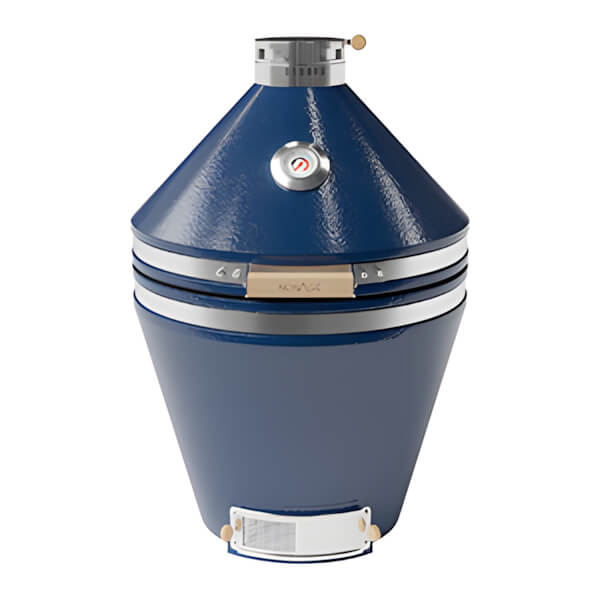 NewAge Outdoor Kitchens 22-Inch Kamado Charcoal Grill (Indigo)-65997-Garage Giant