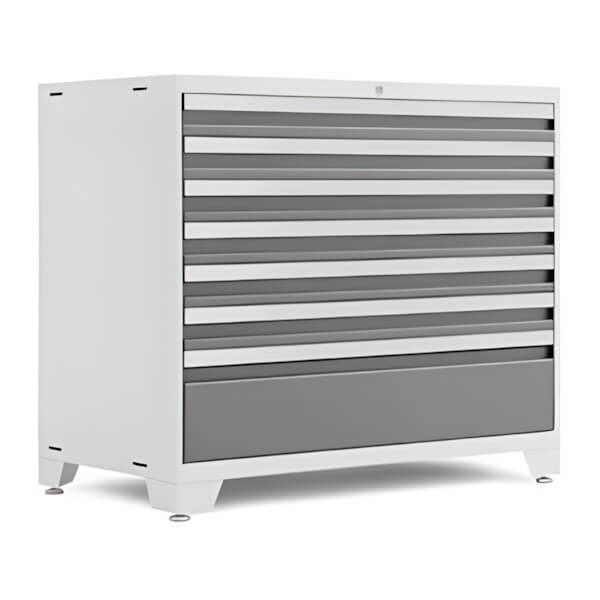 NewAge Garage Cabinets PRO Series Platinum 42 in. 7-Drawer Tool Cabinet-51348-Garage Giant