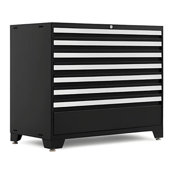 NewAge Garage Cabinets PRO Series Black 42 in. 7-Drawer Tool Cabinet-52848-Garage Giant