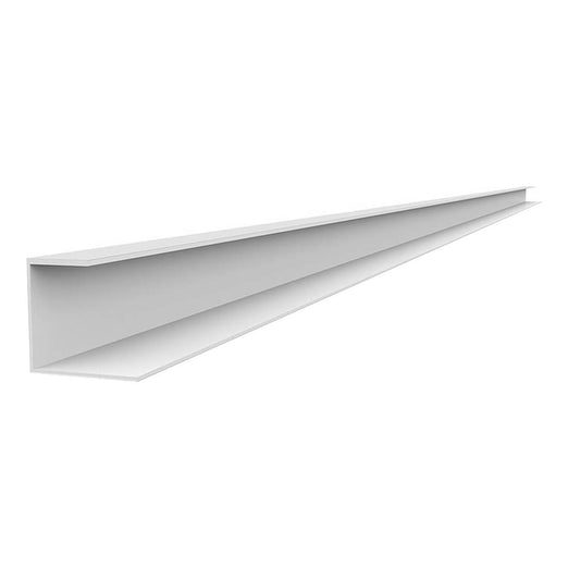Proslat 20064 PVC Slatwall J Trim (White)