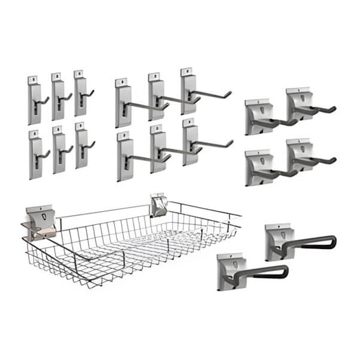 NewAge Garage Cabinets Starter Slatwall Hook Kit-51723-Garage Giant