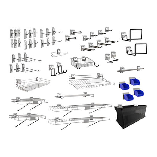 NewAge Garage Cabinets All-in Slatwall Hook Kit-51729-Garage Giant
