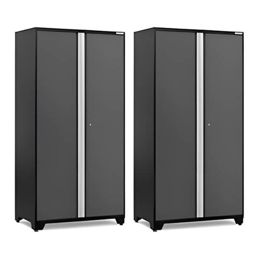 NewAge Garage Cabinets 2 x PRO Series Grey 42 in. Multi-Use Locker-52643-2-Garage Giant