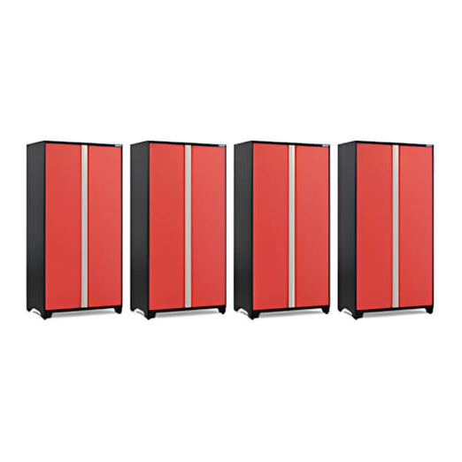 NewAge Garage Cabinets 4 x PRO Series Red 42 in. Multi-Use Locker-51143-4-Garage Giant