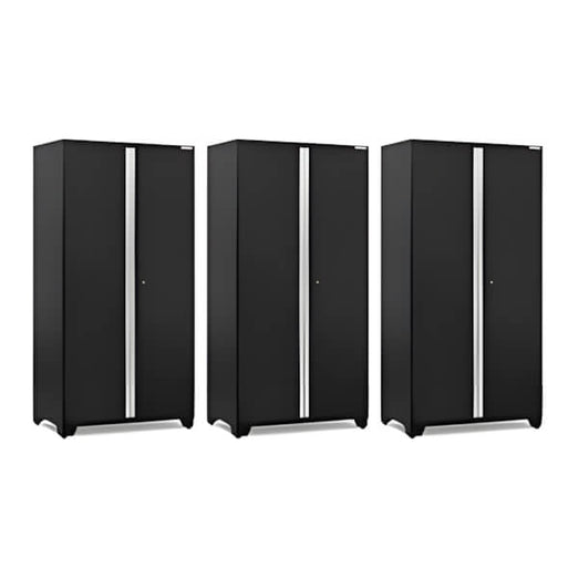 NewAge Garage Cabinets 3 x PRO Series Black 42 in. Multi-Use Locker-52843-3-Garage Giant