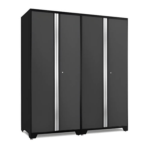 NewAge Garage Cabinets PRO Series Grey 36 in. Secure Gun Cabinet with Accessories (2-Pack)-54051-Garage Giant