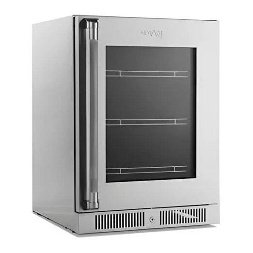 NewAge Garage Cabinets 24-Inch Under-Counter Fridge with Glass Door