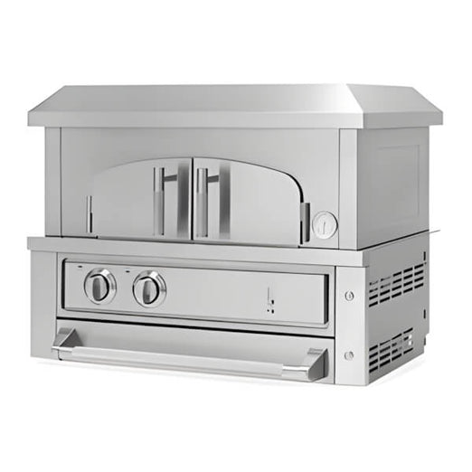 NewAge Outdoor Kitchens 33-Inch Liquid Propane Built-In Pizza Oven (Platinum Model)-Garage Giant