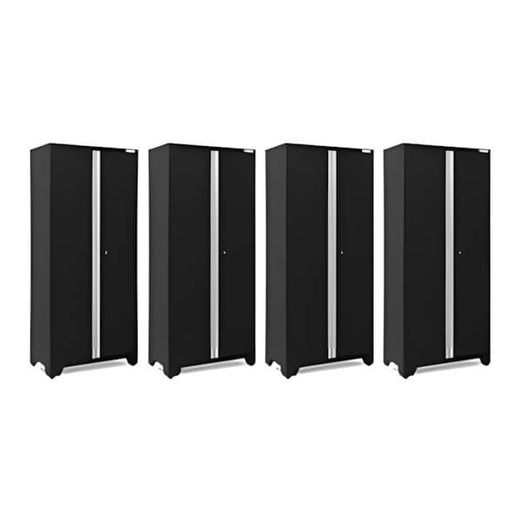 NewAge Garage Cabinets 4 x BOLD Series 36-Inch Black Locker-49020-4-Garage Giant