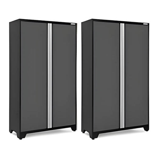 NewAge Garage Cabinets 2 x BOLD Series 48-Inch Grey Locker-51032-2-Garage Giant