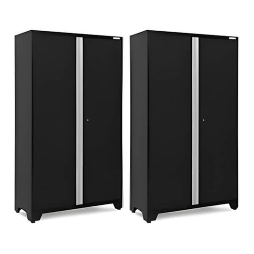 NewAge Garage Cabinets 2 x BOLD Series 48-Inch Black Locker-49021-2-Garage Giant