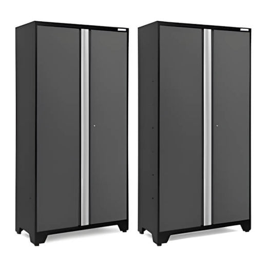 NewAge Garage Cabinets 2 x BOLD Series Grey 42-Inch RTA Locker-49222-2-Garage Giant