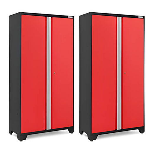 NewAge Garage Cabinets 2 x BOLD Series Red 42-Inch RTA Locker-49272-2-Garage Giant