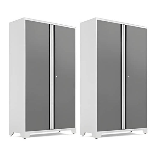 NewAge Garage Cabinets 2 x BOLD Series Platinum 42-Inch RTA Locker-49322-2-Garage Giant
