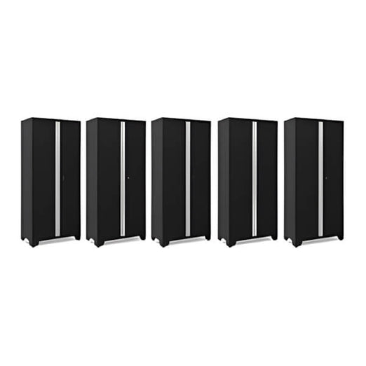 NewAge Garage Cabinets 5 x BOLD Series Black 36-Inch RTA Locker-49371-5-Garage Giant