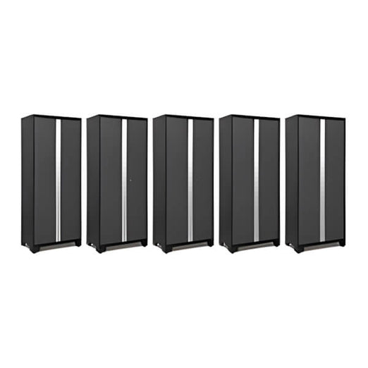 NewAge Garage Cabinets 5 x BOLD Series Grey 30-Inch RTA Locker-49220-5-Garage Giant