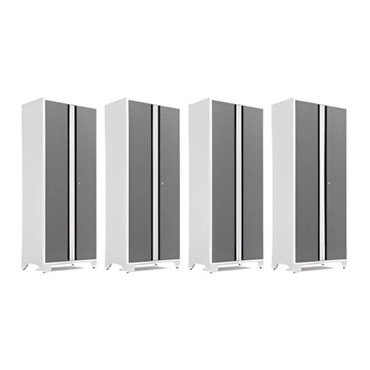 NewAge Garage Cabinets 4 x BOLD Series Platinum 30-Inch RTA Locker-49320-4-Garage Giant