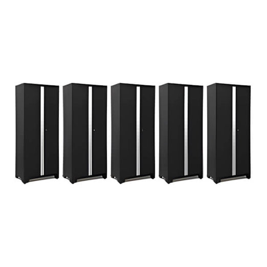 NewAge Garage Cabinets 5 x BOLD Series Black 30-Inch RTA Locker-49370-5-Garage Giant