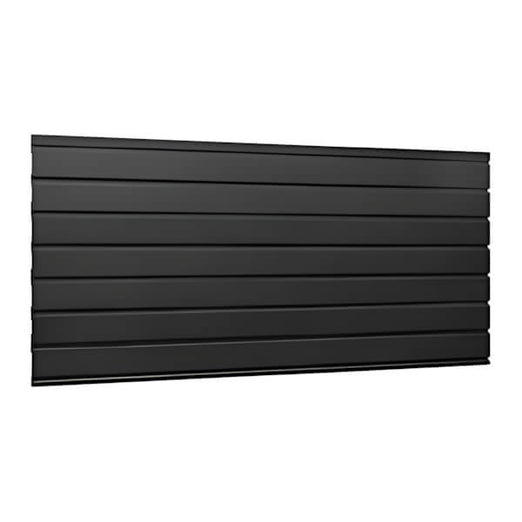 NewAge Garage Cabinets BOLD Series 48-Inch Steel Slatwall Backsplash (Black)-51706-Garage Giant