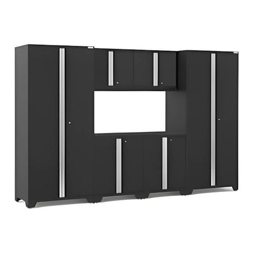 NewAge Garage Cabinets BOLD Series Black 6-Piece Set (No Countertop)-53231-Garage Giant