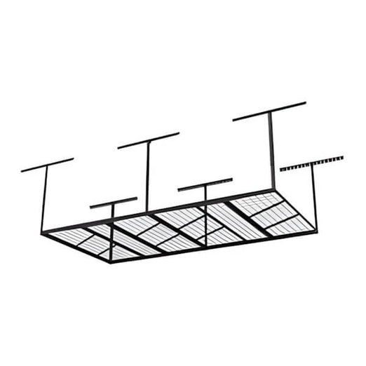 Fleximounts Heavy-Duty 4' x 8' Overhead Storage Rack (Black)-FLX-GR48MB-BLK-Garage Giant