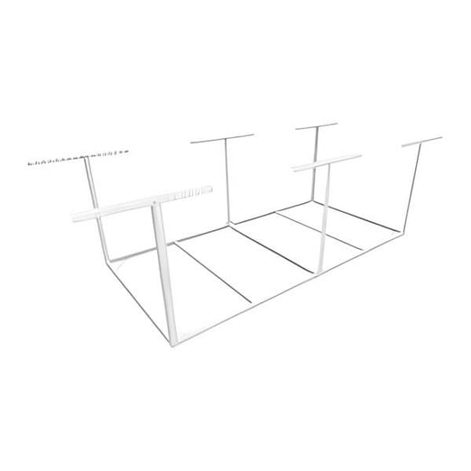 Fleximounts 4' x 8' Overhead Storage Rack Frame Kit (White)-FLX-GR48F-WHT-Garage Giant