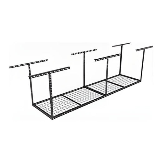 Fleximounts 2' x 8' Overhead Storage Rack (Black)-FLX-GR28B-BLK-Garage Giant