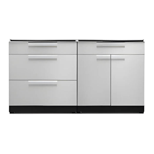 NewAge Garage Cabinets Stainless Steel 2-Piece Outdoor Kitchen Set (No Countertop)