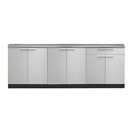 NewAge Garage Cabinets Stainless Steel 4-Piece Outdoor Kitchen Set with Countertops
