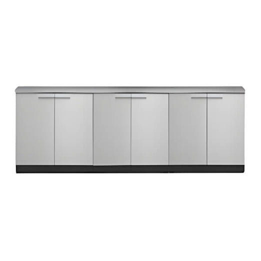 NewAge Garage Cabinets Stainless Steel 4-Piece Outdoor Kitchen Set with Countertops and Covers