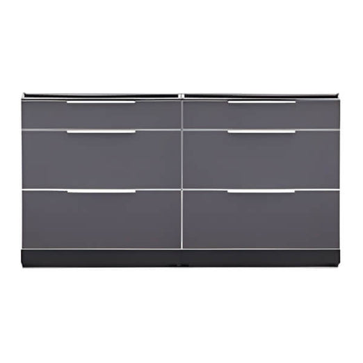 NewAge Outdoor Kitchens Aluminum Slate Grey 2-Piece Outdoor Kitchen Set (No Countertop)-70203-2-Garage Giant