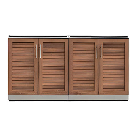 NewAge Outdoor Kitchens Grove 2-Piece Outdoor Kitchen Set (No Countertop)-70101-2-Garage Giant