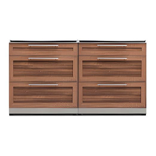 NewAge Outdoor Kitchens Grove 2-Piece Outdoor Kitchen Set (No Countertop)-70103-2-Garage Giant
